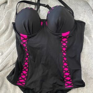 One piece bathing suit